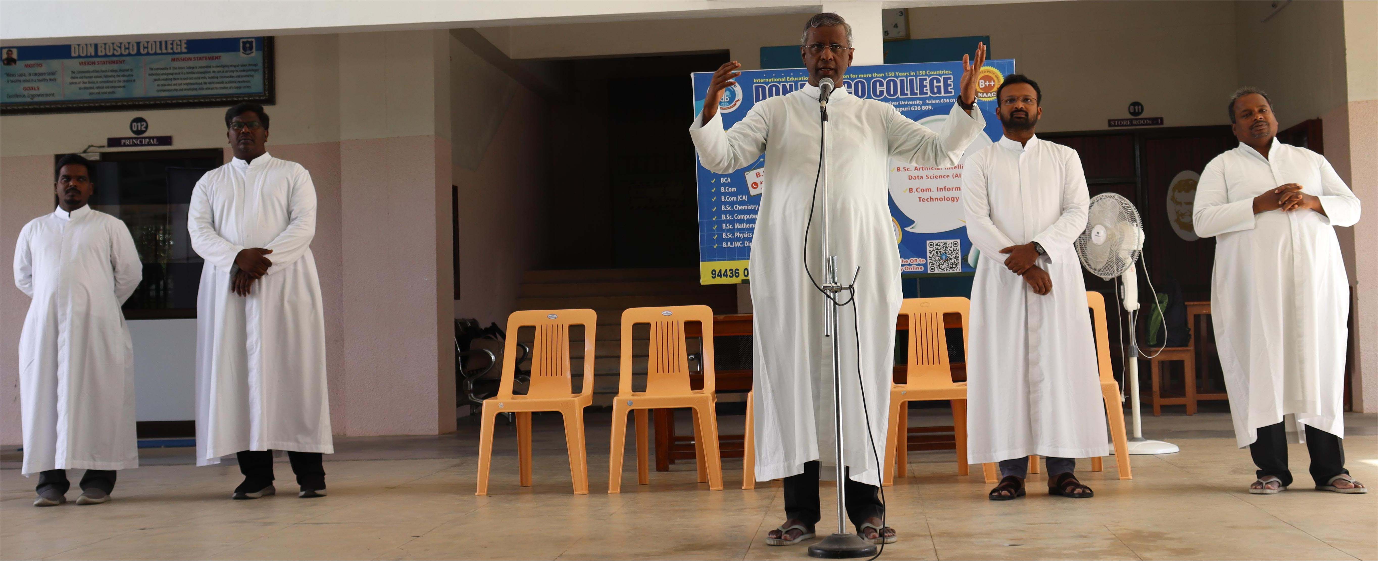 Vice Provincial Visit - Fr. John Alex, SDB