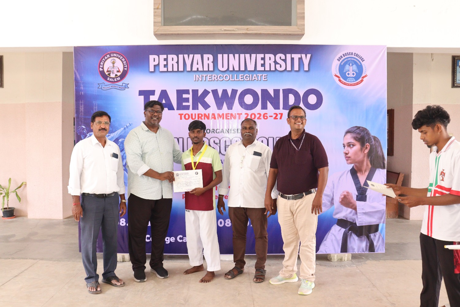 Periyar University Inter Collegiate TEAKWONDO Tournament 2026-2027