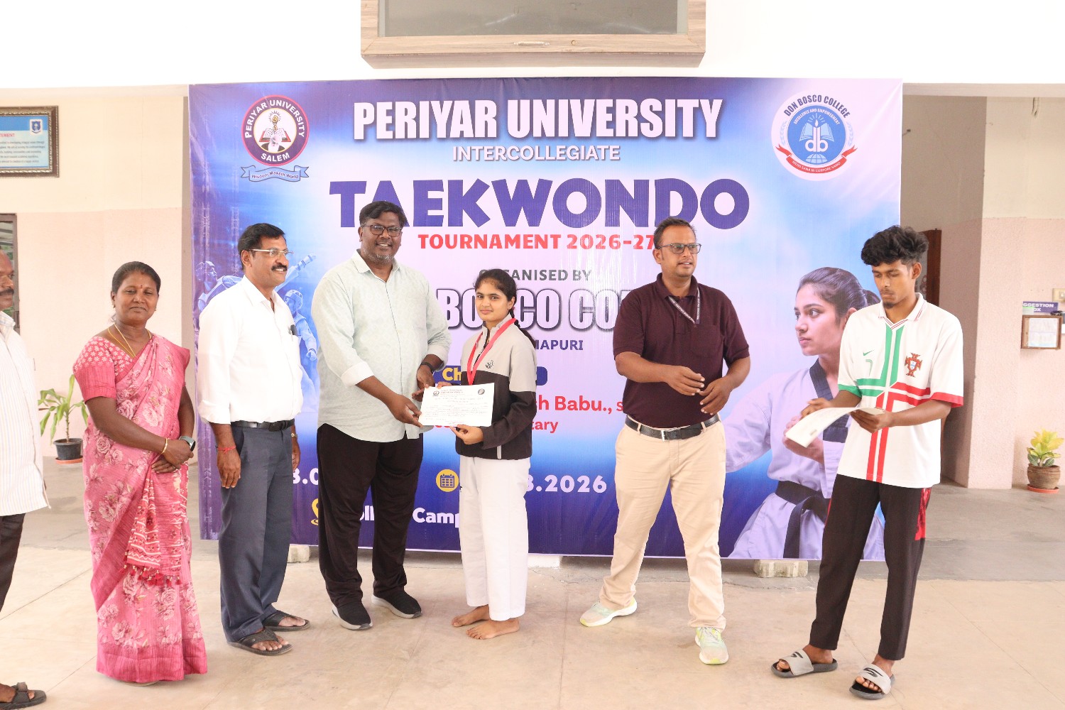Periyar University Inter Collegiate TEAKWONDO Tournament 2026-2027